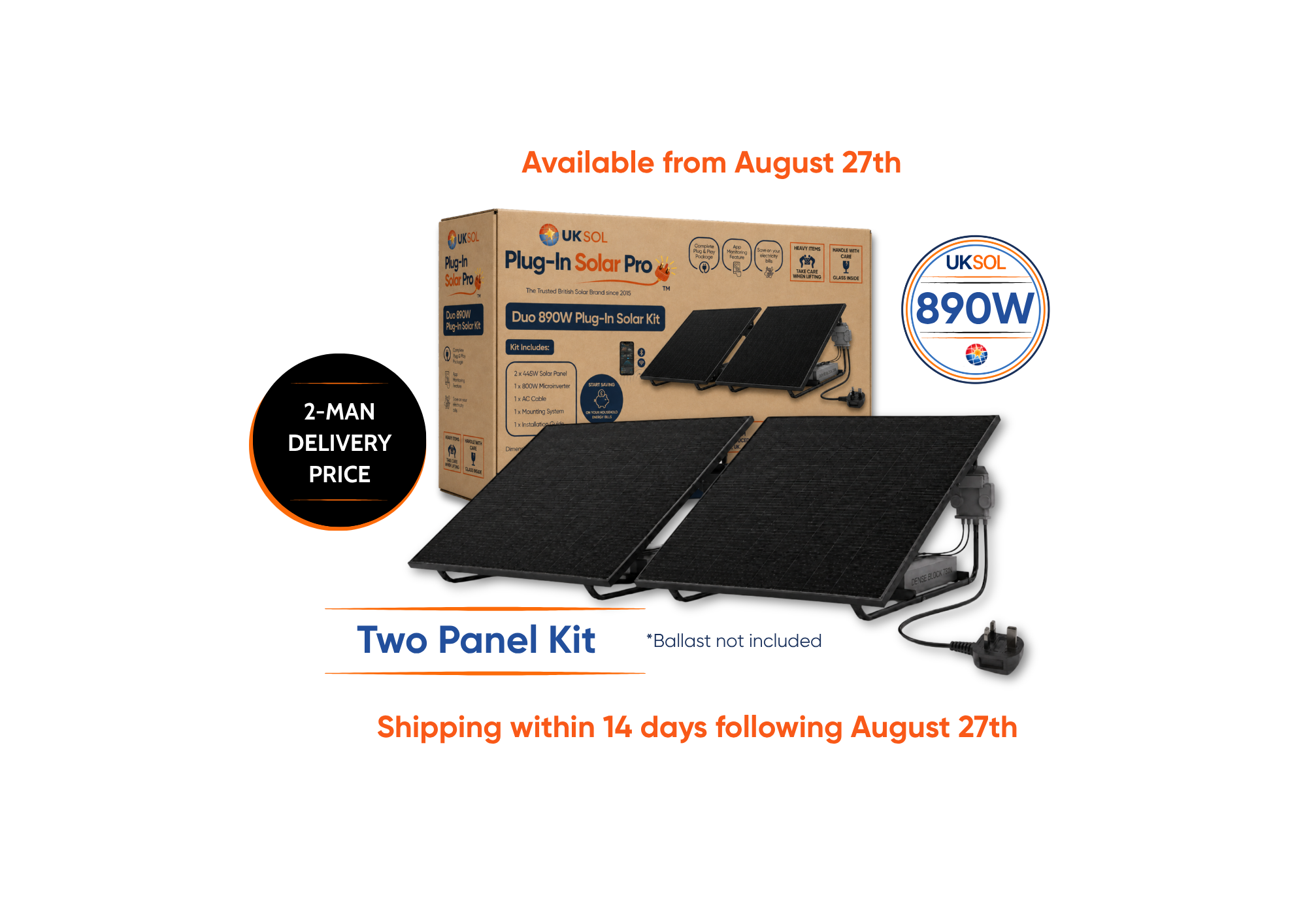 Plug-In Solar Pro Duo 890W